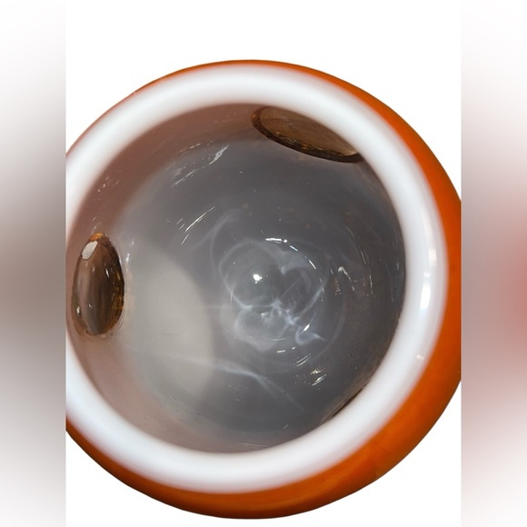 Vintage Large Dreamlight Mediterana Hand Blown‎ Art Glass Vase/Tea Light - Picture 3 of 6